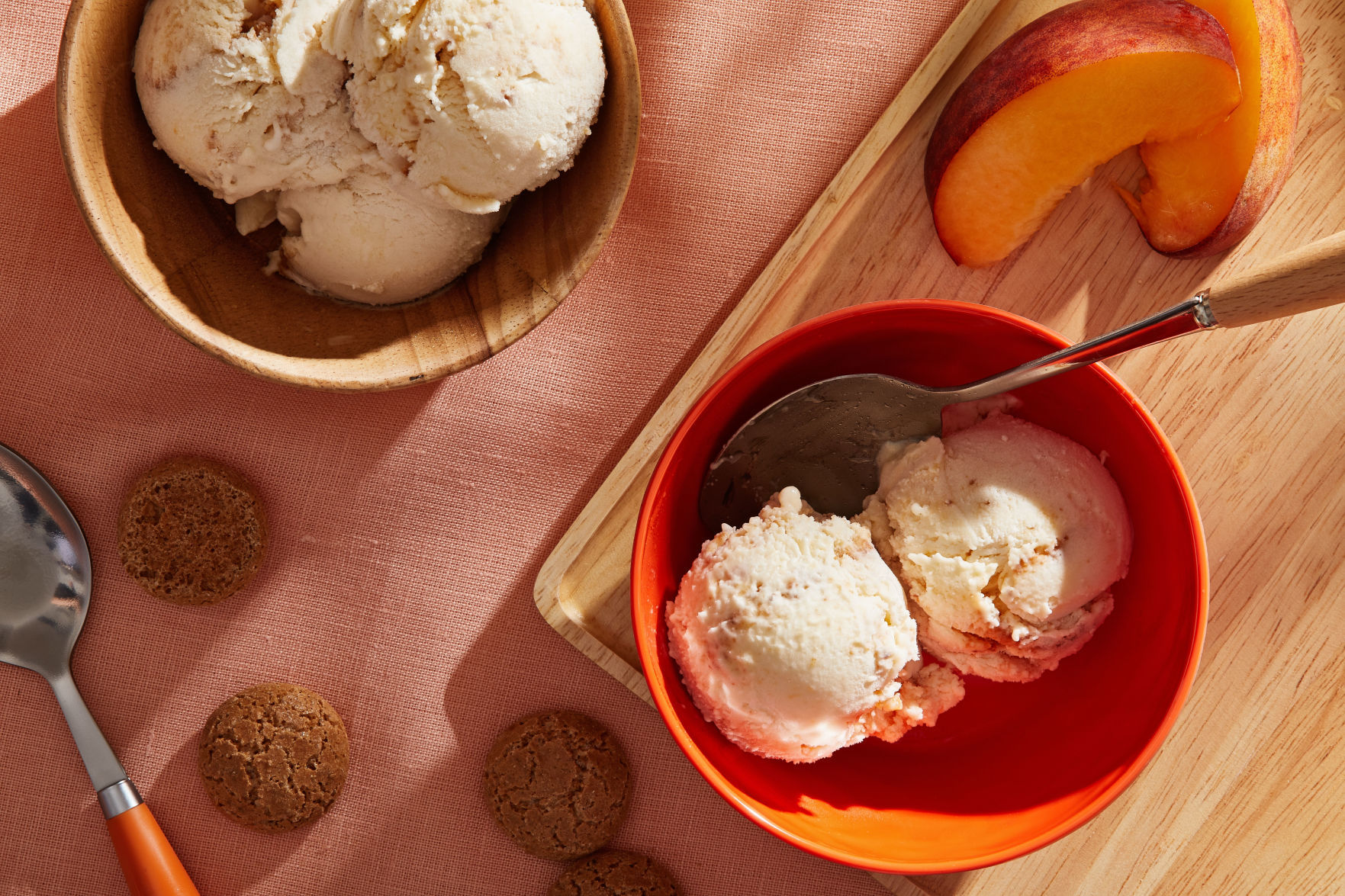 peach food-icecream